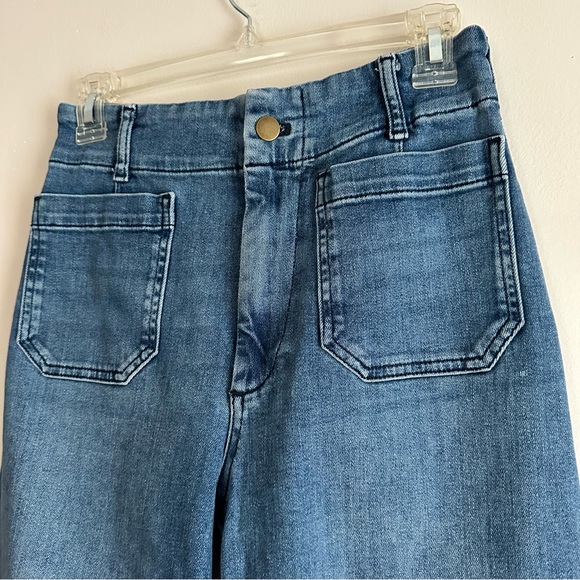 Maeve • The Colette Crop High-Rise Wide-Leg Jeans - Picture 2 of 8